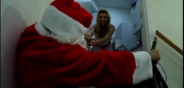  Beautiful Pornstar Molly Bennett  fucked by Santa Claus